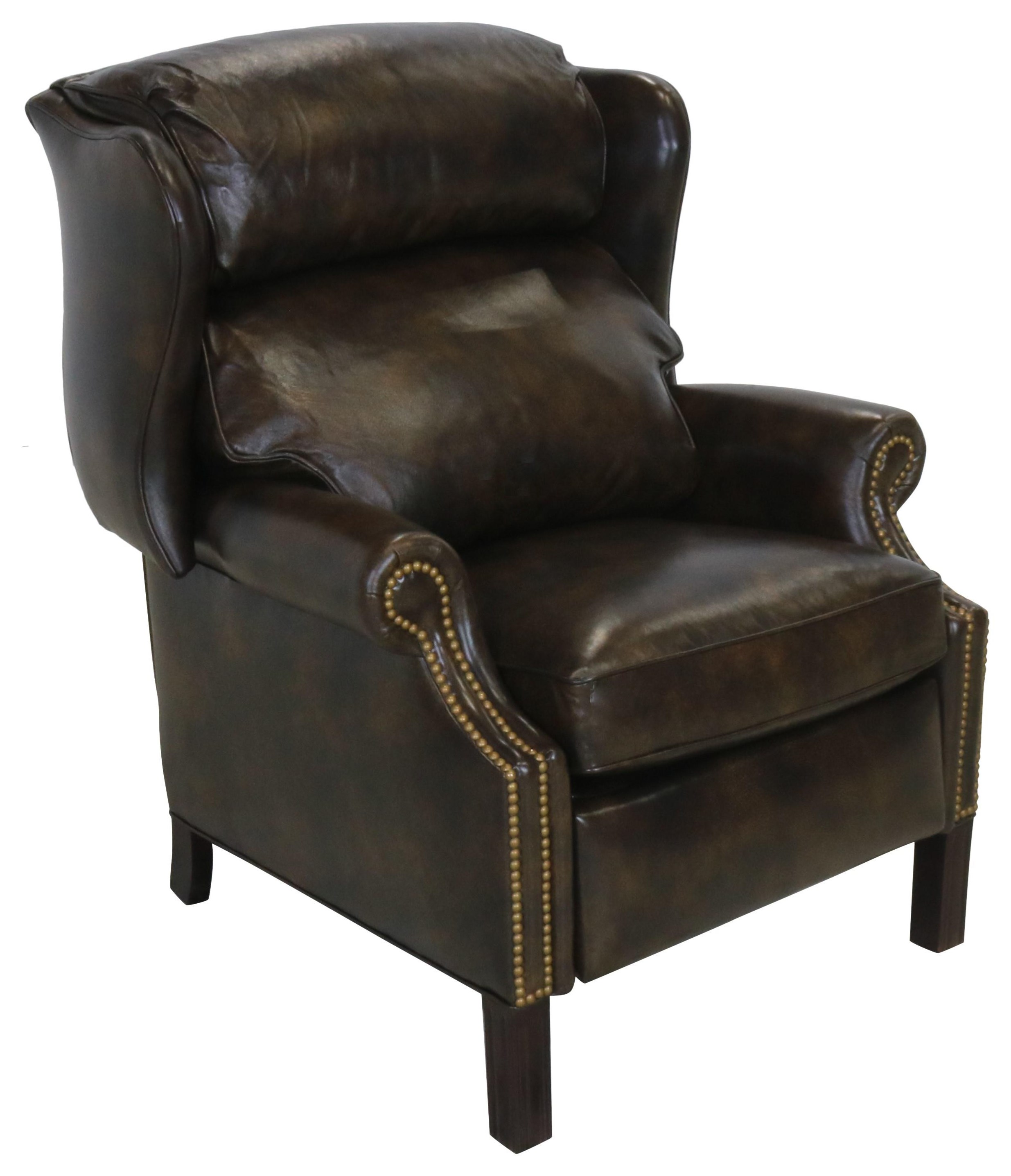 Hancock and sales moore leather recliner